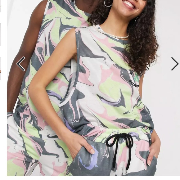 ASOS Other - NWT ASOS L tank top, camo pastel colors